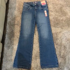 NWT Gymboree Bootcut Jeans with Bows Size 12 cute!